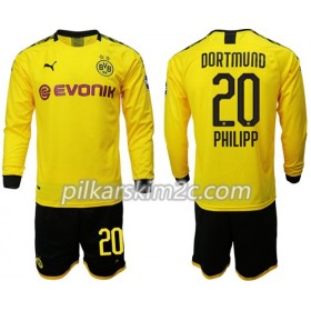 Koszulka Borussia Dortmund Philipp 20 Dziecięca Główna 2019-2020 - Koszulki Piłkarskie(L/S)